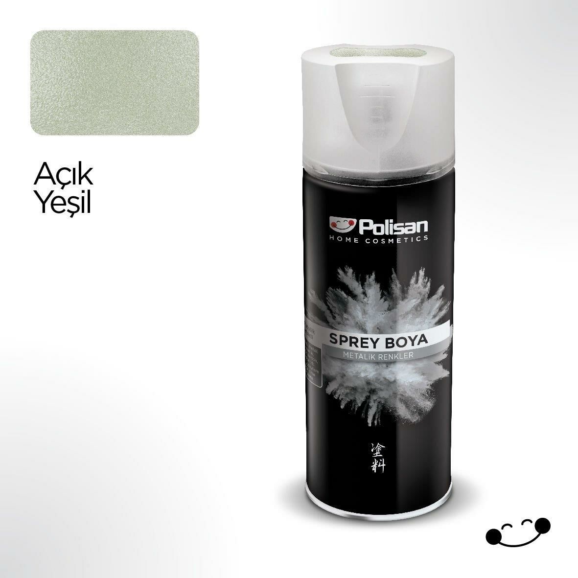 Polisan Metalik Açık Yeşil Sprey Boya 400 ml