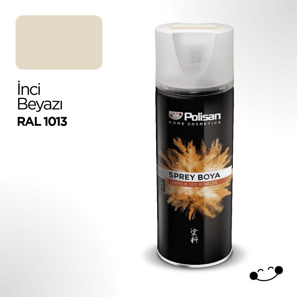 AKRILIK SPREY INCI BEYAZ - RAL 1013 97710130410