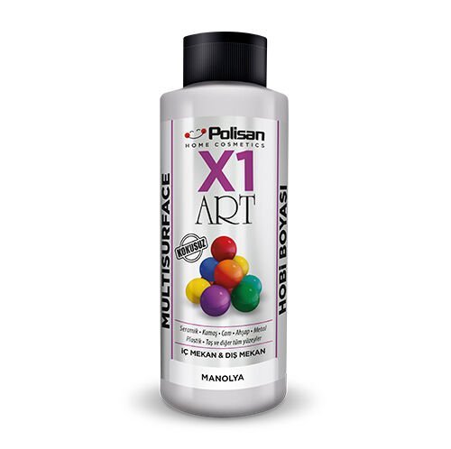 Polisan X1 Art Multisurface Hobi Boyası Manolya 120 ml