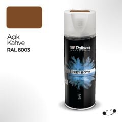 Polisan Plastik Yüzey Açık Kahve Sprey Boya 400 ml - RAL 8003