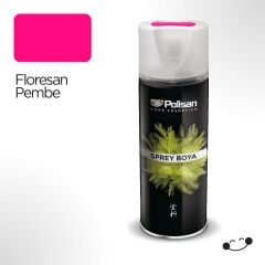 Polisan Floresan Pembe Sprey Boya 400 ml