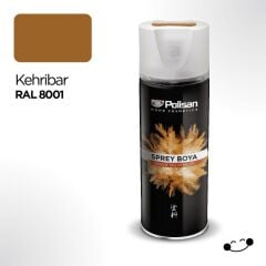 Polisan Akrilik Kehribar Sprey Boya 400 ml - RAL 8001