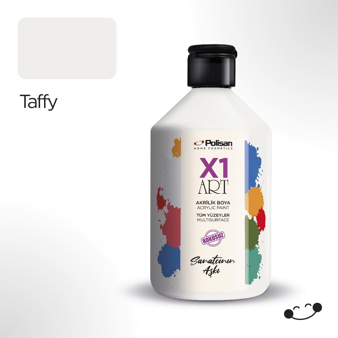 Polisan X1 Art Multisurface Hobi Boyası Taffy 500 ml