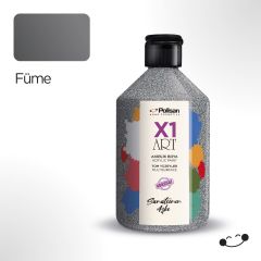 Polisan X1 Art Multisurface Hobi Boyası Füme (Sedef) 500 ml