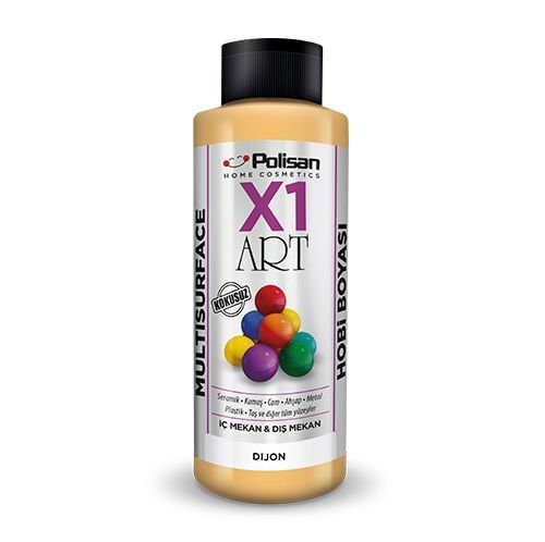Polisan X1 Art Multisurface Hobi Boyası Dijon 120 ml