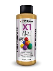 Polisan X1 Art Multisurface Hobi Boyası Aztec Altın (Sedef) 120 ml