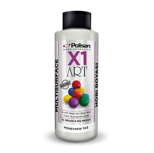 Polisan X1 Art Multisurface Hobi Boyası Honeydew Taş Rengi 120 ml
